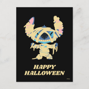 Stitch Halloween Mummy Postcard