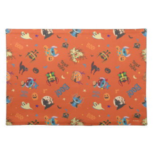 Stitch Halloween Trick-or-Treat Pattern Cloth Placemat