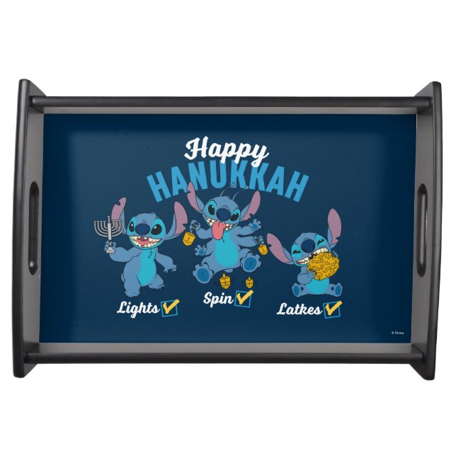 Stitch | Happy Hanukkah Serving Tray (Front)