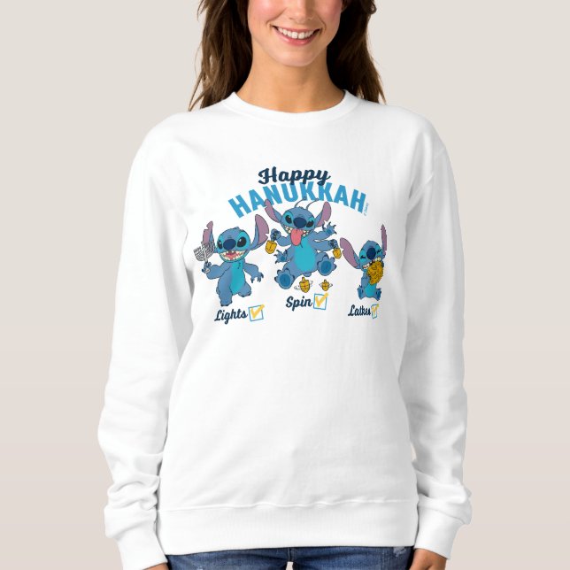 Stitch | Happy Hanukkah Sweatshirt (Front)
