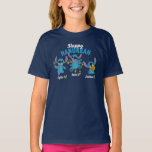 Stitch | Happy Hanukkah T-Shirt<br><div class="desc">Check out this super cute Hanukkah graphic featuring Disney's Stitch!</div>