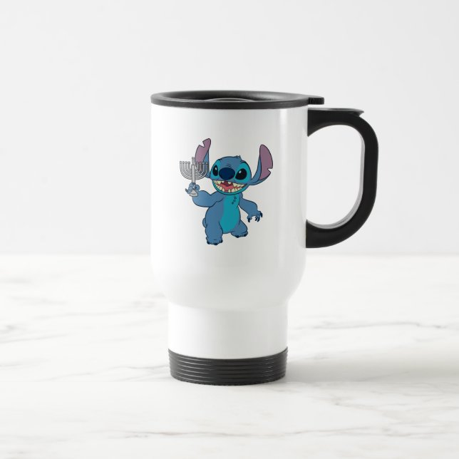 Stitch | Happy Hanukkah Travel Mug (Right)