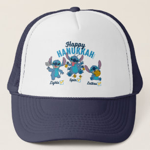 Stitch   Happy Hanukkah Trucker Hat