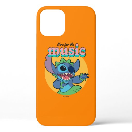 Stitch | Here for the Music iPhone 12 Case