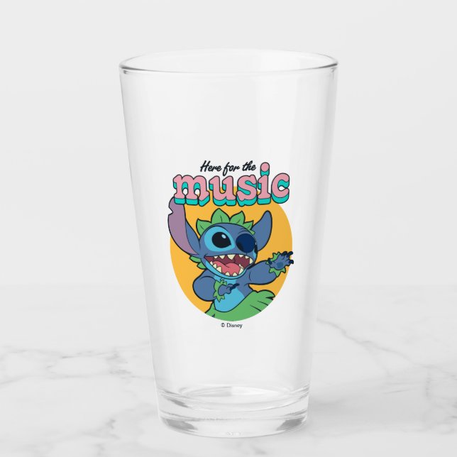 Stitch | Here for the Music Glass (Front)