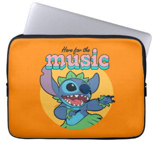 Stitch   Here for the Music Laptop Sleeve