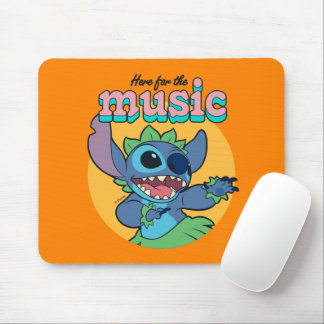 Stitch | Here for the Music Mouse Pad