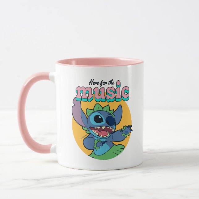 Stitch | Here for the Music Mug (Left)