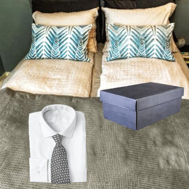 Stitch in Asphalt Neck Tie (This Stitch In Asphalt design, is perfect for the office, and after hours!)