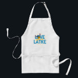 Stitch | Love You a Latke Adult Apron<br><div class="desc">Happy Hanukkah from Stitch! This cute graphic features Stitch and the text,  "Love you a latke."</div>