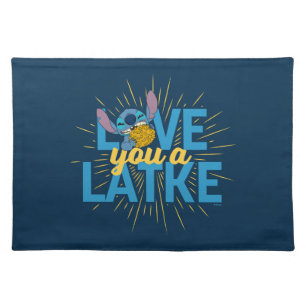 Stitch Love You a Latke Cloth Placemat