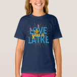 Stitch | Love You a Latke T-Shirt<br><div class="desc">Happy Hanukkah from Stitch! This cute graphic features Stitch and the text,  "Love you a latke."</div>