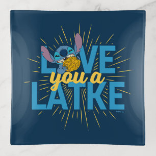 Stitch Love You a Latke Trinket Tray