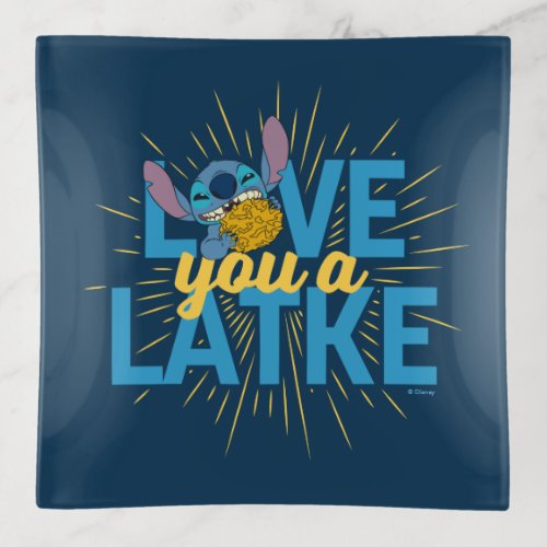 Stitch  Love You a Latke Trinket Tray