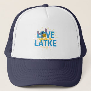 Stitch Love You a Latke Trucker Hat