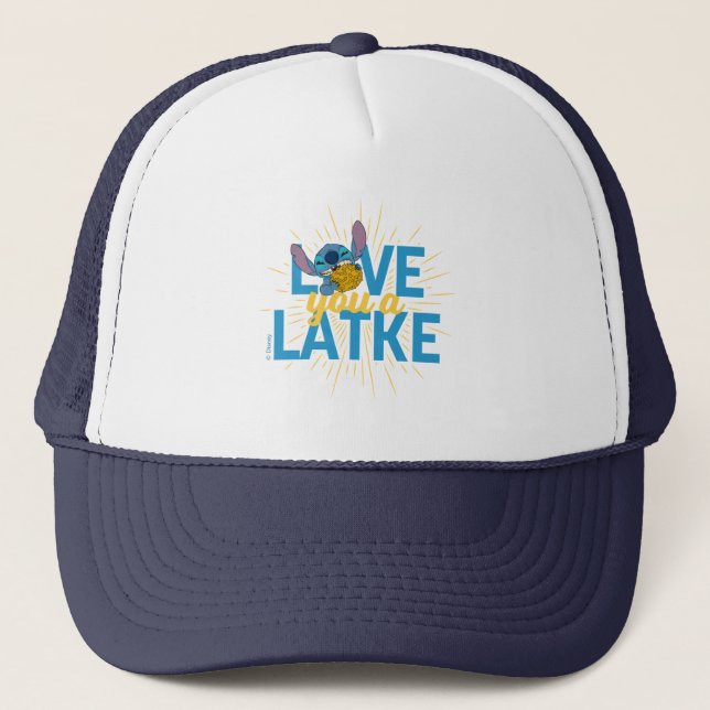 Stitch | Love You a Latke Trucker Hat (Front)