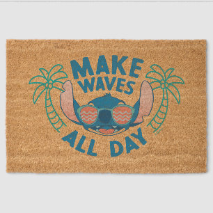 Stitch Make Waves All Day Fiber Doormat