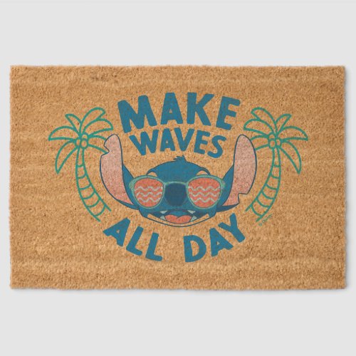 Stitch | Make Waves All Day Fiber Doormat