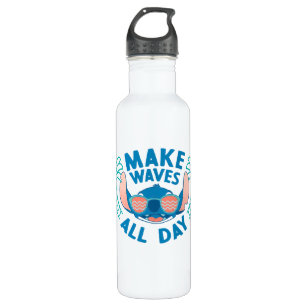 Stitch   Make Waves All Day Stainless Steel Water Bottle