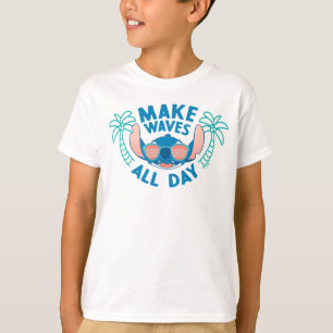 Stitch   Make Waves All Day T-Shirt