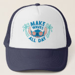 Stitch | Make Waves All Day Trucker Hat<br><div class="desc">Make waves with this cute summer graphic featuring Disney's Stitch.</div>