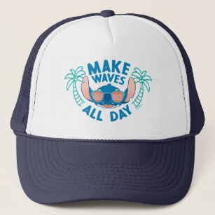 Stitch   Make Waves All Day Trucker Hat