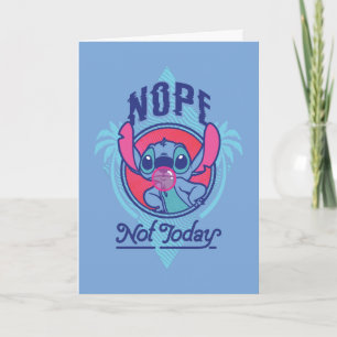 Stitch   Nope Not Today Card