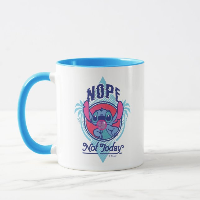 Stitch | Nope Not Today Mug (Left)