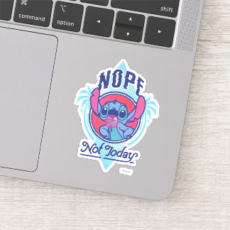 Stitch | Nope Not Today Sticker