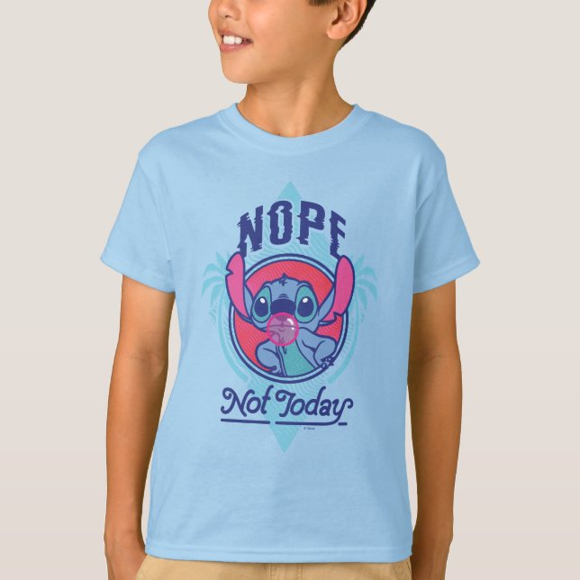 Stitch | Nope Not Today T-Shirt (Front)