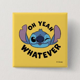 Stitch   Oh Yeah Whatever Button
