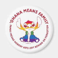 Stitch | Ohana Means Family - Rainbow