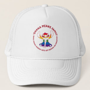 Stitch   Ohana Means Family - Rainbow Trucker Hat