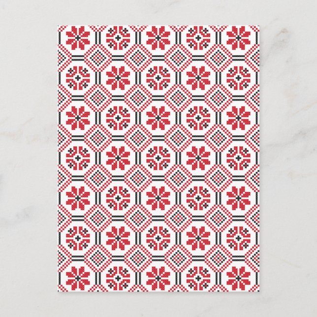Stitch pattern postcard (Front)