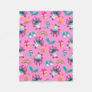 Stitch & Scrump Christmas Pattern Fleece Blanket