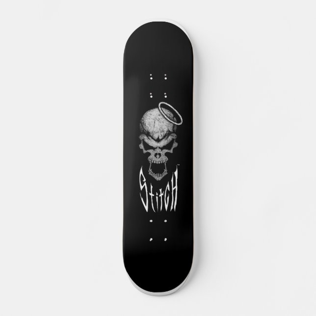Stitch Skateboard Deck (Front)