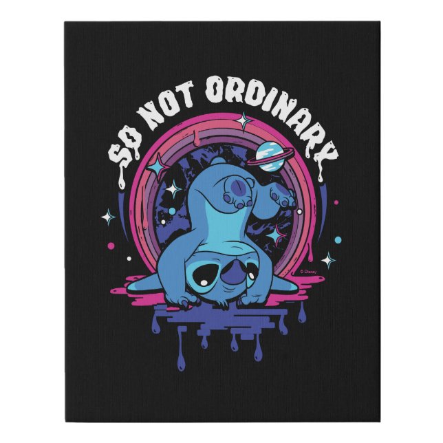 Stitch | So Not Ordinary Faux Canvas Print (Front)