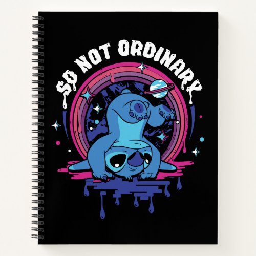 Stitch  So Not Ordinary Notebook