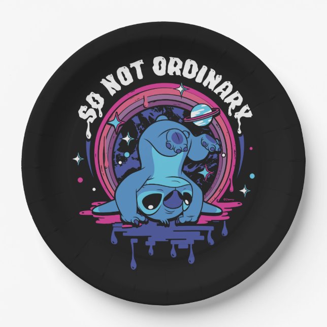 Stitch | So Not Ordinary Paper Plates (Front)