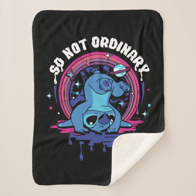Stitch | So Not Ordinary Sherpa Blanket (Front)