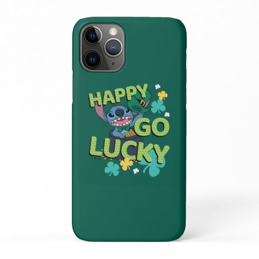 Stitch | St. Patrick's Day - Happy Go Lucky iPhone 11 Pro Case