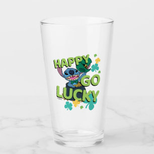 Stitch St. Patrick's Day - Happy Go Lucky Glass