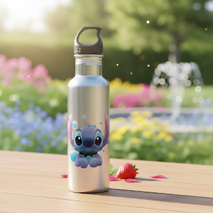 Stitch Stainless Steel Water Bottle