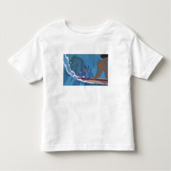 Stitch Surfing Scene Toddler T-shirt by LiloAndStitch at Zazzle