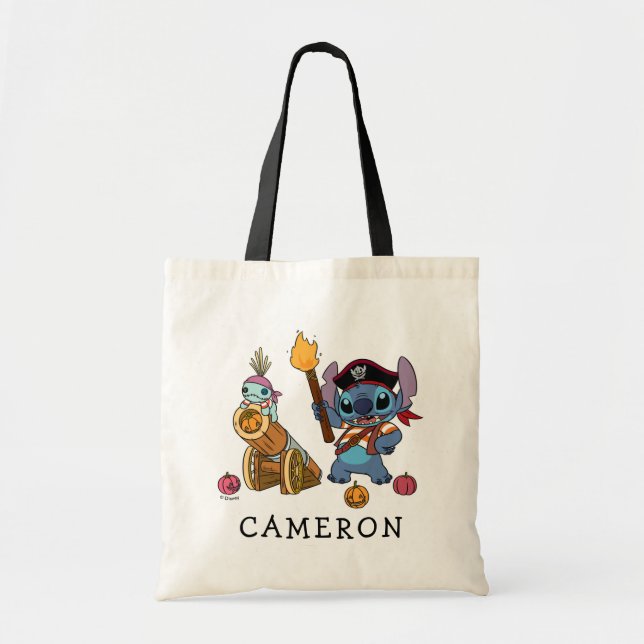Stitch the Pirate | Add Your Name Tote Bag (Front)