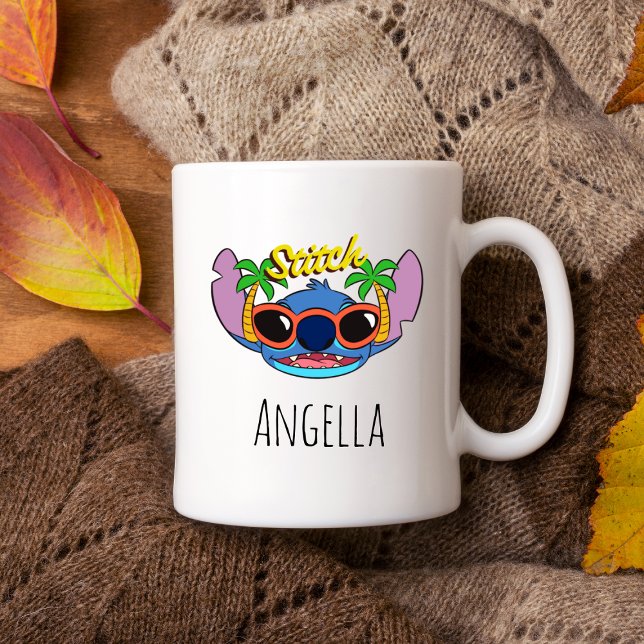 Stitch | Tropical Sunglasses Personalized Coffee Mug (Stitch | Tropical Sunglasses Personalized Coffee Mug
)