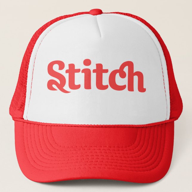 Stitch Trucker Hat (Front)