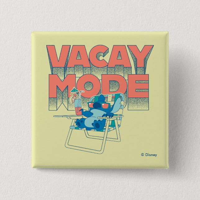 Stitch | Vacay Mode Button (Front)