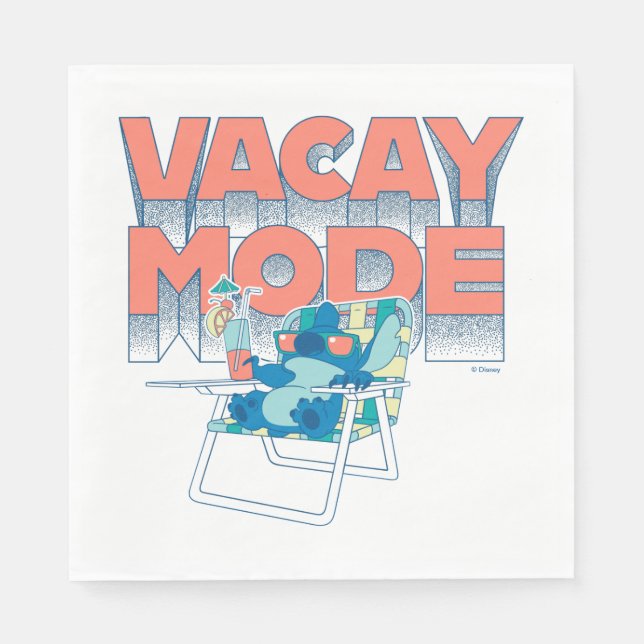 Stitch | Vacay Mode Napkins (Front)