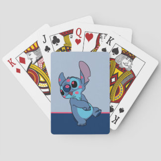 Stitch Valentine Kisses Playing Cards